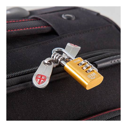 30mm yellow padlock with a 5mm diameter shackle made of IFAM COMBI30 yellow