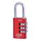 Red padlock 30mm with a diameter of 5mm IFAM COMBI30 red