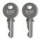 50mm brass padlock with 2 keys and normal shackle IFAM K50