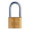 50 mm brass padlock with long shackle and 2 keys IFAM K50AL