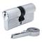 Cilindro nichelato da 60 mm con camma lunga 15 mm e 3 chiavi dentate IFAM F5S3030N