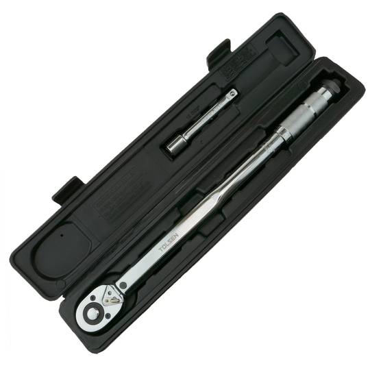 Mango giratorio para llave de torsión dinamométrica de 475mm con llave de extensión de 1/2
