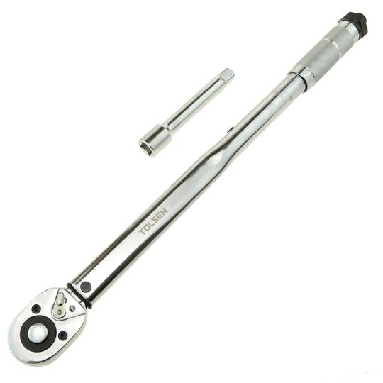 Mango giratorio para llave de torsión dinamométrica de 475mm con llave de extensión de 1/2