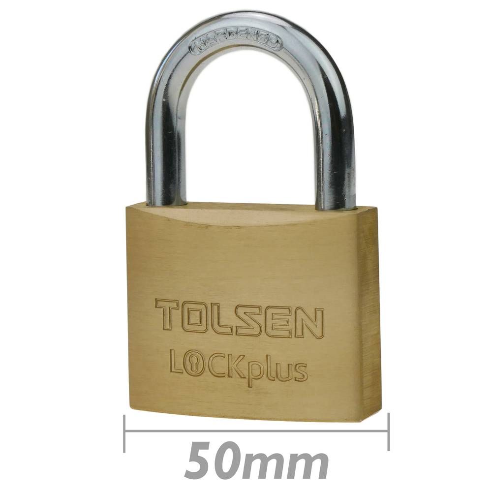 Lucchetti in ottone con chiave 50 mm di Tolsen