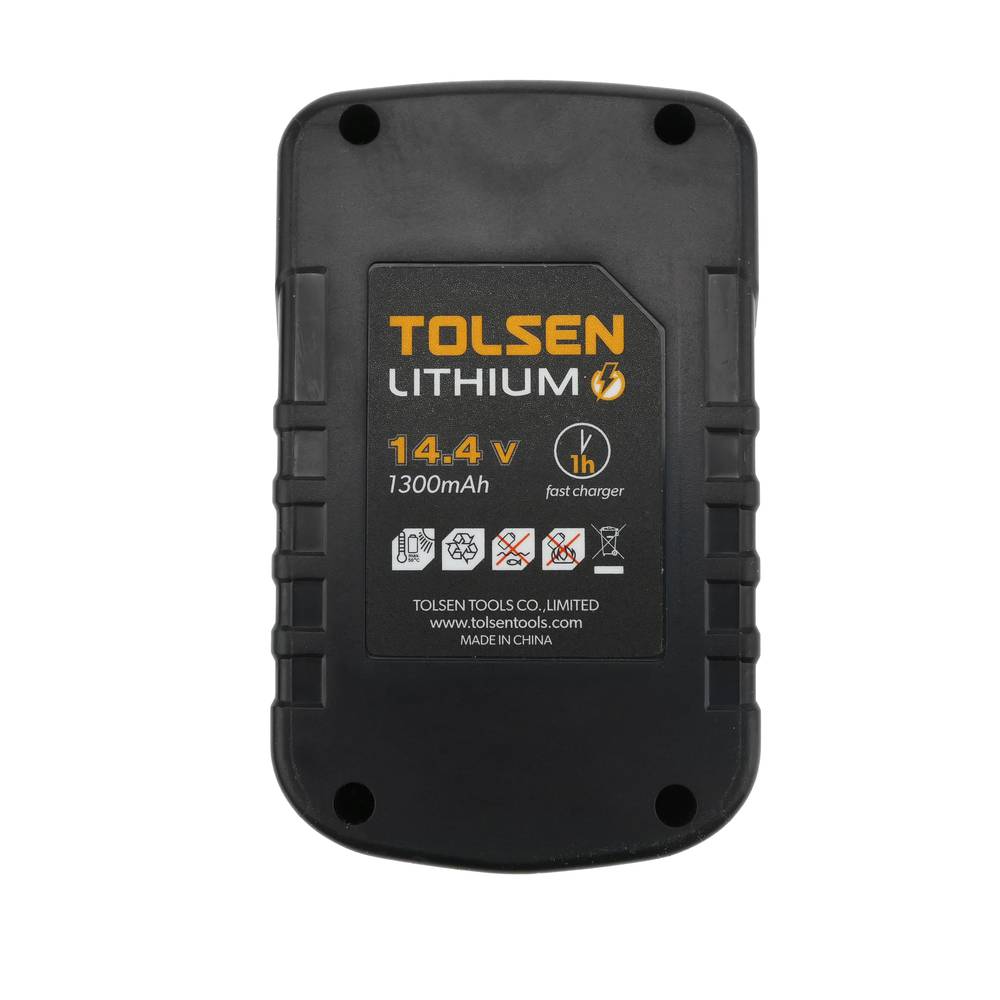 Rechargeable lithium battery Li-Ion 14.4V 1.3Ah for drill by TOLSEN