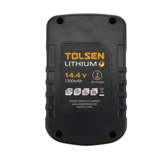 Rechargeable lithium battery Li-Ion 14.4V 1.3Ah for drill by TOLSEN