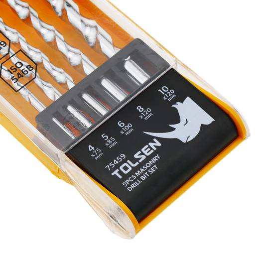 Zestaw 5 wierteł do kamienia betonowego od TOLSEN