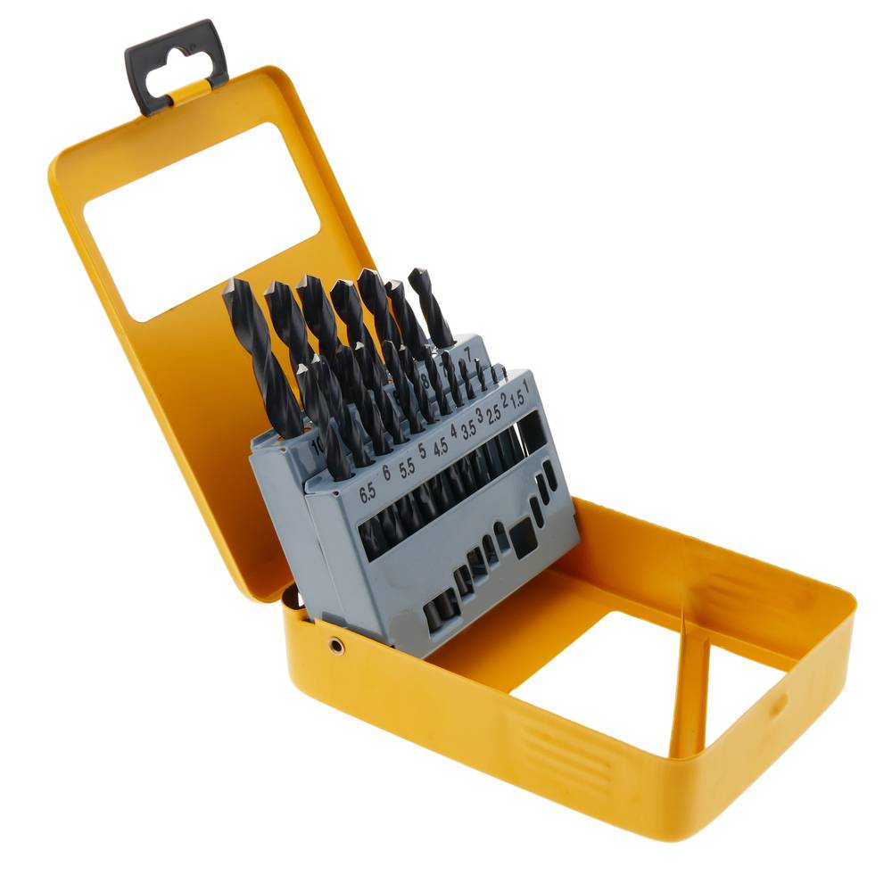 Set van 19 HSS-metaalboren van TOLSEN-gereedschappen