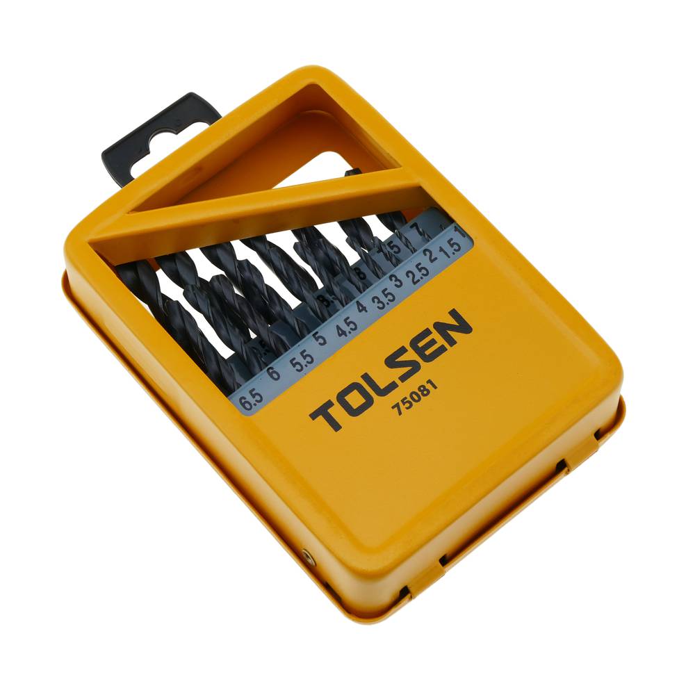 Set van 19 HSS-metaalboren van TOLSEN-gereedschappen