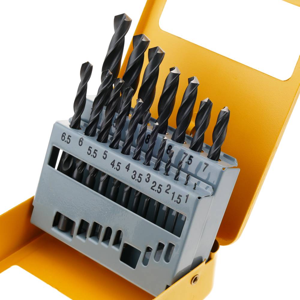Set van 19 HSS-metaalboren van TOLSEN-gereedschappen