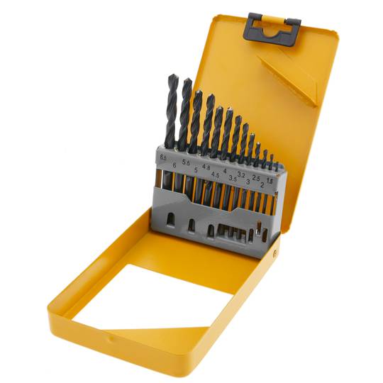 Bohrerkassette 13 Bohrer für Metall HSS