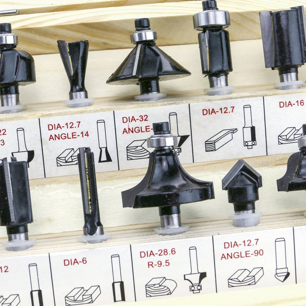 Meulage de couper le bois kit de 5 unités par Tolsen