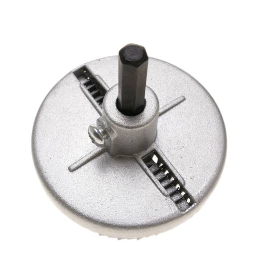 Set van 7 ronde kronen om houtgaten van Tolsen te zagen