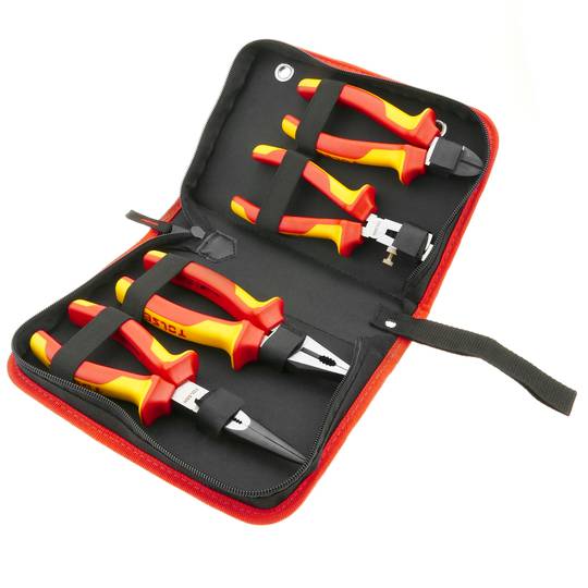 Caso de 4 alicates VDE 1000V