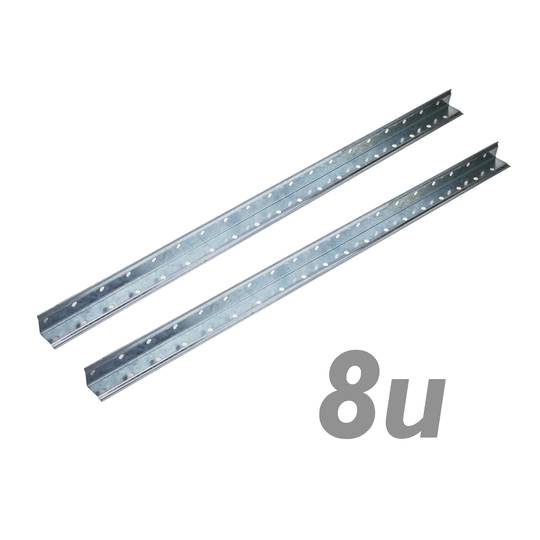 Prestatgeria metàl·lica galvanitzada per emmagatzemar de 5 baldes 90x45x150cm