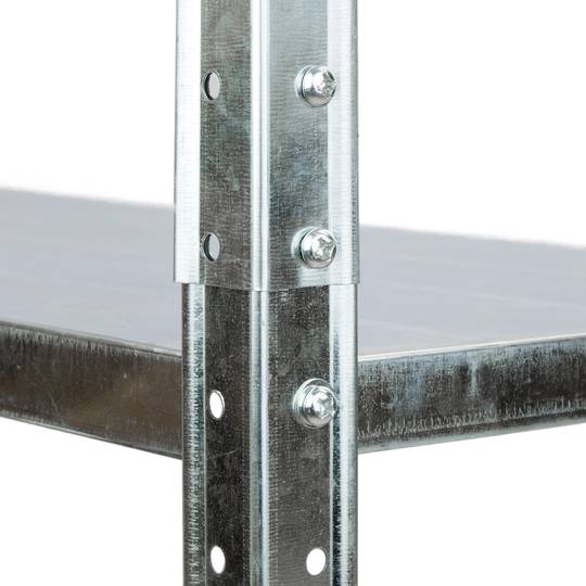 Prestatgeria metàl·lica galvanitzada per emmagatzemar de 5 baldes 90x45x150cm