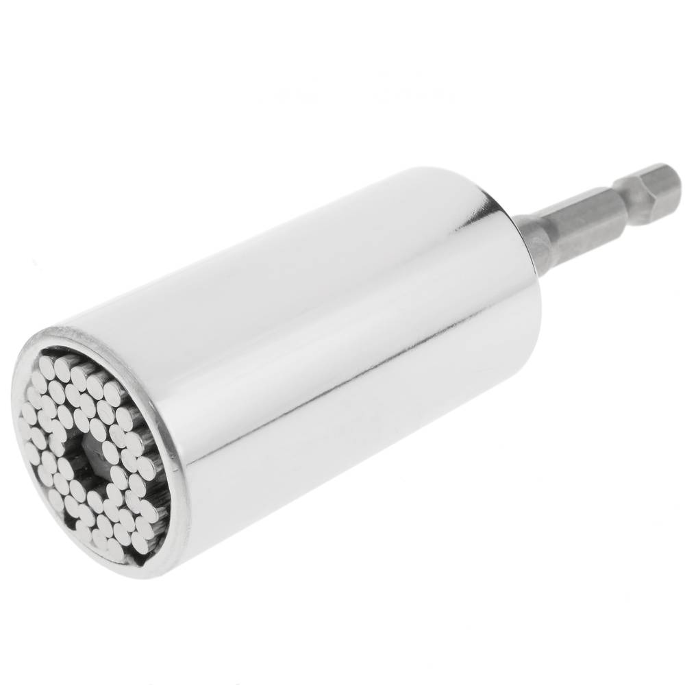 Clé à douille universelle petite multifonctionnelle 7-19 mm avec adaptateur perceuse