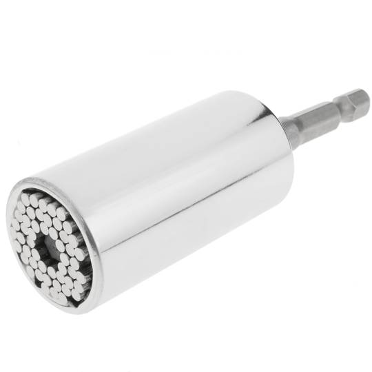 Clé à douille universelle petite multifonctionnelle 7-19 mm avec adaptateur perceuse