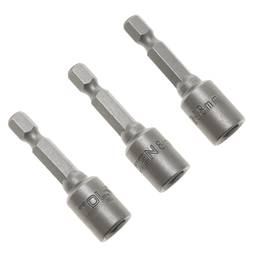 Adaptateur hexagonale écrou pilote embout 3 pièce de 8mm x 48mm 1/4 hex par Tolsen