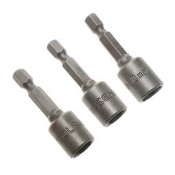 Clau de got hexagonal 3 peces de 10mm x 48mm i portabroques de 1/4 de Tolsen