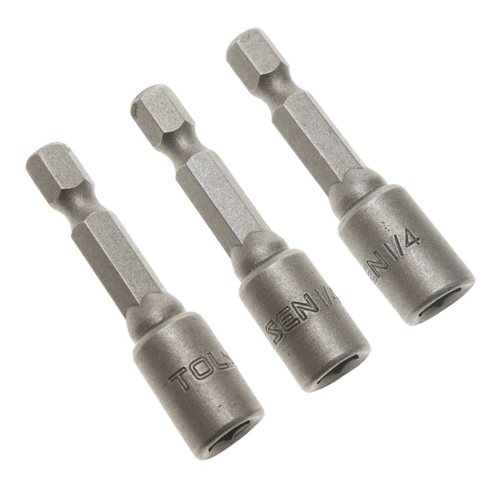 destornillador eléctrico y llave de vaso Juego de llaves de vaso hexagonales para taladro de mano 5-19 mm BE-TOOL gris
