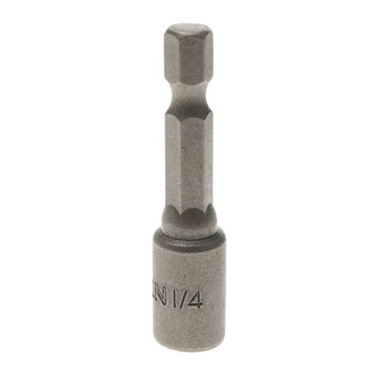 Power nut socket driver 3 pieces 1/4