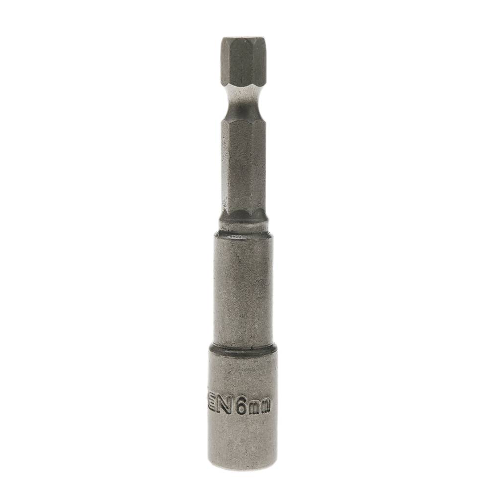 Schaft 3 Stück 6 mm x 65 mm Sechskant Steckschlüssel Nuss Treiber Bits 1/4 Adapter von Tolsen