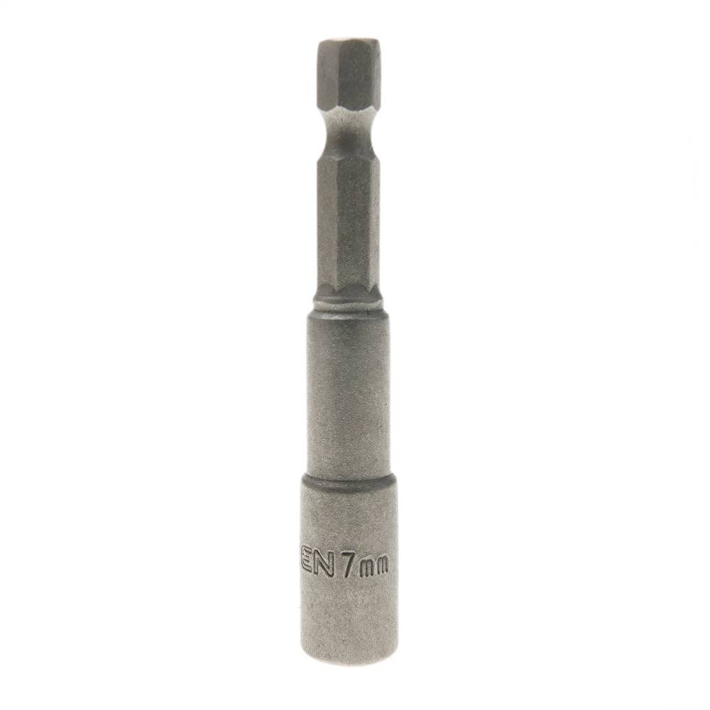 Adaptateur hexagonale écrou pilote embout 3 pièce de 7 mm x 65 mm 1/4 hex par Tolsen