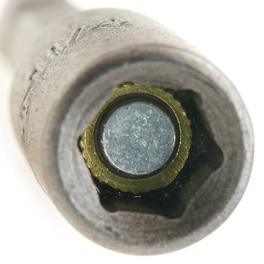 Llave de vaso hexagonal 3 piezas de 10 mm x 65 mm y portabrocas de 1/4 de Tolsen