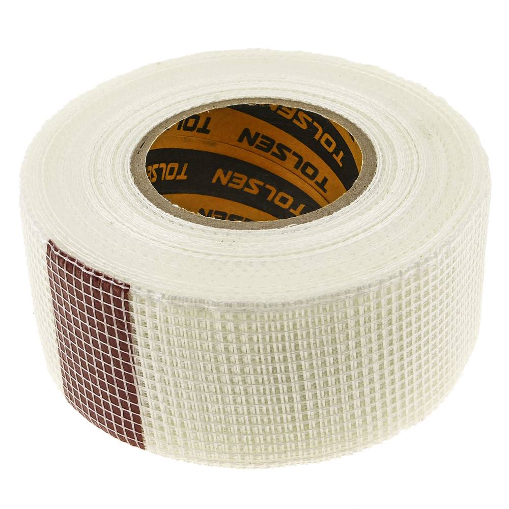 Nastro in tessuto adesivo in fibra di vetro per riparare pareti danneggiate 48mm x 45m 1 rotolo