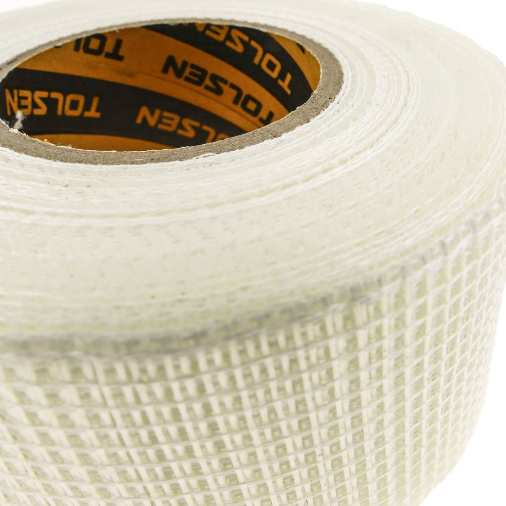 Nastro in tessuto adesivo in fibra di vetro per riparare pareti danneggiate 48mm x 45m 1 rotolo