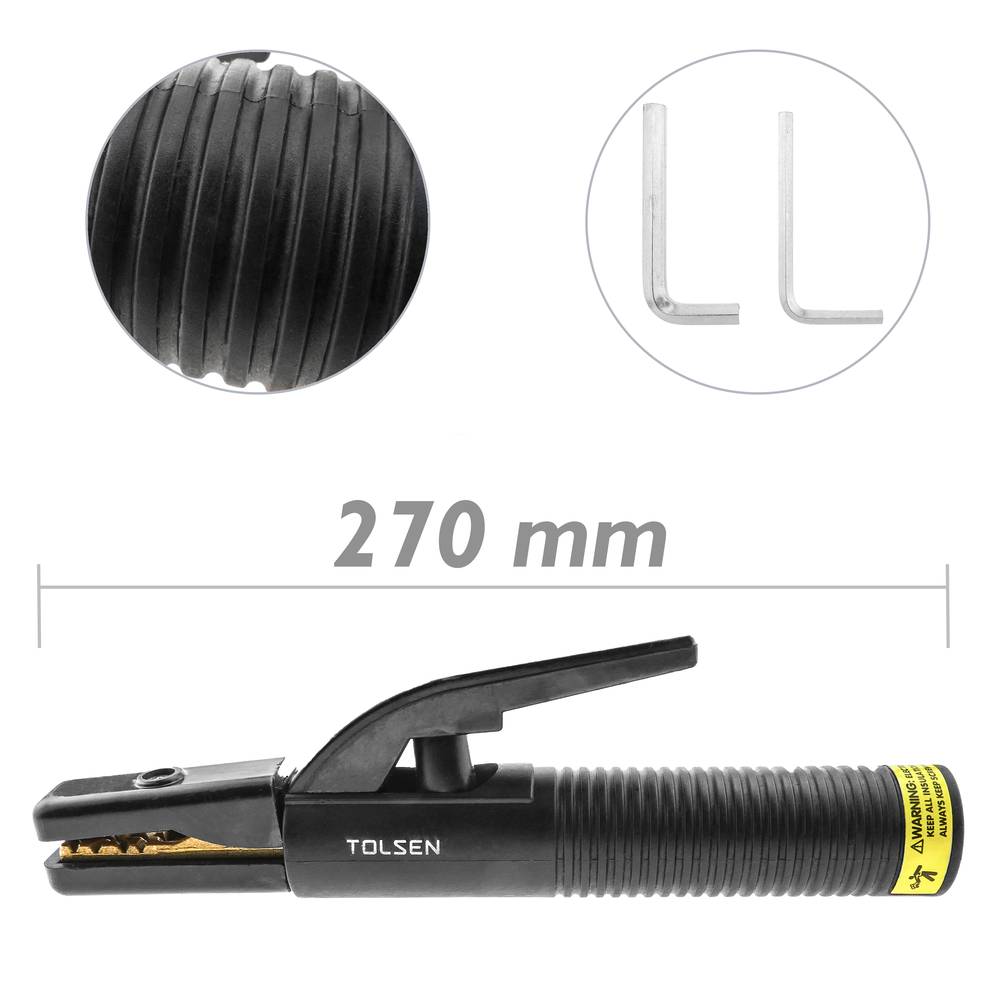 Morsetti pinza per elettrodo saldatrice ad arco a 500A 260mm