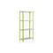Półka metalowa ocynkowana do przechowywania Simonrack Plus Home Classic z 4 drewnianymi półkami 100 x 40 x 160 cm zielony / biały
