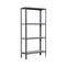 Scaffalatura in metallo PrimeMatik Mini Home Click con 4 ripiani in metallo e dimensioni totali 80 x 30 x 160 cm in colore antracite / zincato