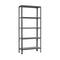 Scaffalatura in metallo PrimeMatik Mini Home Click con 5 ripiani in metallo e dimensioni totali 80 x 30 x 180 cm in colore antracite / zincato
