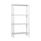 Prestatgeria metàl·lica per a emmagatzematge Simonrack Plus Home Click de 4 lleixes de metall i mida total 100 x 30 x 160 cm de color blanc / blanc