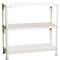 Scaffale portaoggetti in metallo Simonrack con 3 ripiani in metallo e dimensioni totali 90 x 30 x 90 cm in colore bianco