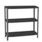 Scaffale portaoggetti in metallo Simonrack Mini con 3 ripiani in metallo e dimensioni totali 80 x 50 x 100 cm in colore antracite