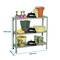 Scaffale portaoggetti in metallo PrimeMatik Mini con 3 ripiani in metallo e dimensioni totali 80 x 50 x 100 cm, colore grigio