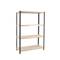 Scaffale portaoggetti in metallo Simonrack Mini con 4 ripiani in metallo e dimensioni totali 80 x 50 x 150 cm in colore antracite / bianco
