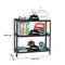 Prestatgeria metàl·lica per a emmagatzematge Simonrack Plus de 3 lleixes metàl·liques i mida total 100 x 30 x 100 cm de color antracita