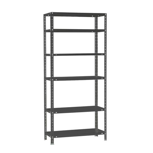 Scaffale portaoggetti in metallo Simonrack Plus con 6 ripiani in metallo e dimensioni totali 100 x 50 x 200 cm in colore antracite