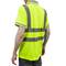 Chemise polo manche courte avec réflexion jaune pour la sécurité d'emploi taille XL