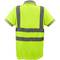Chemise polo manche courte avec réflexion jaune pour la sécurité d'emploi taille XL