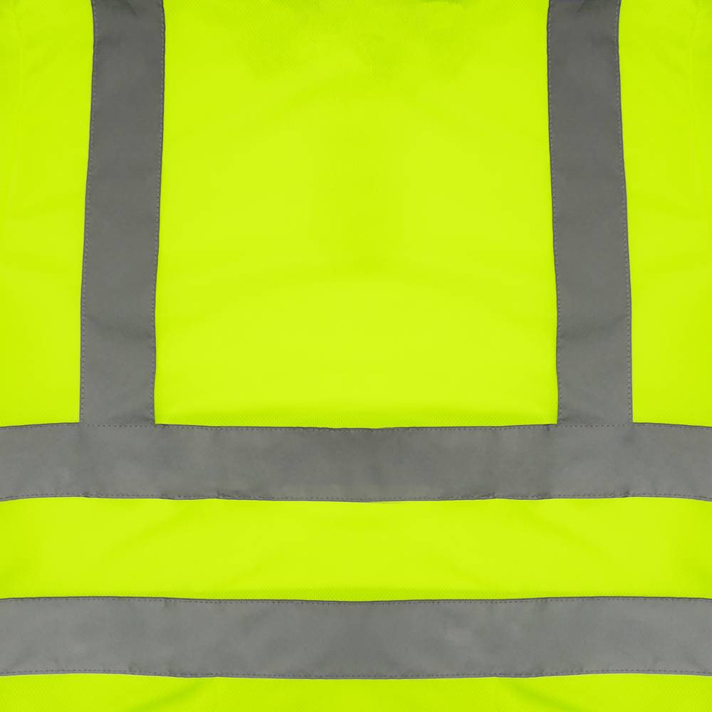 Chemise polo manche courte avec réflexion jaune pour la sécurité d'emploi taille XL