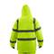 Jaqueta de trabalho amarelo com reflexivo para a segurança do emprego com encapuzado tamanho L