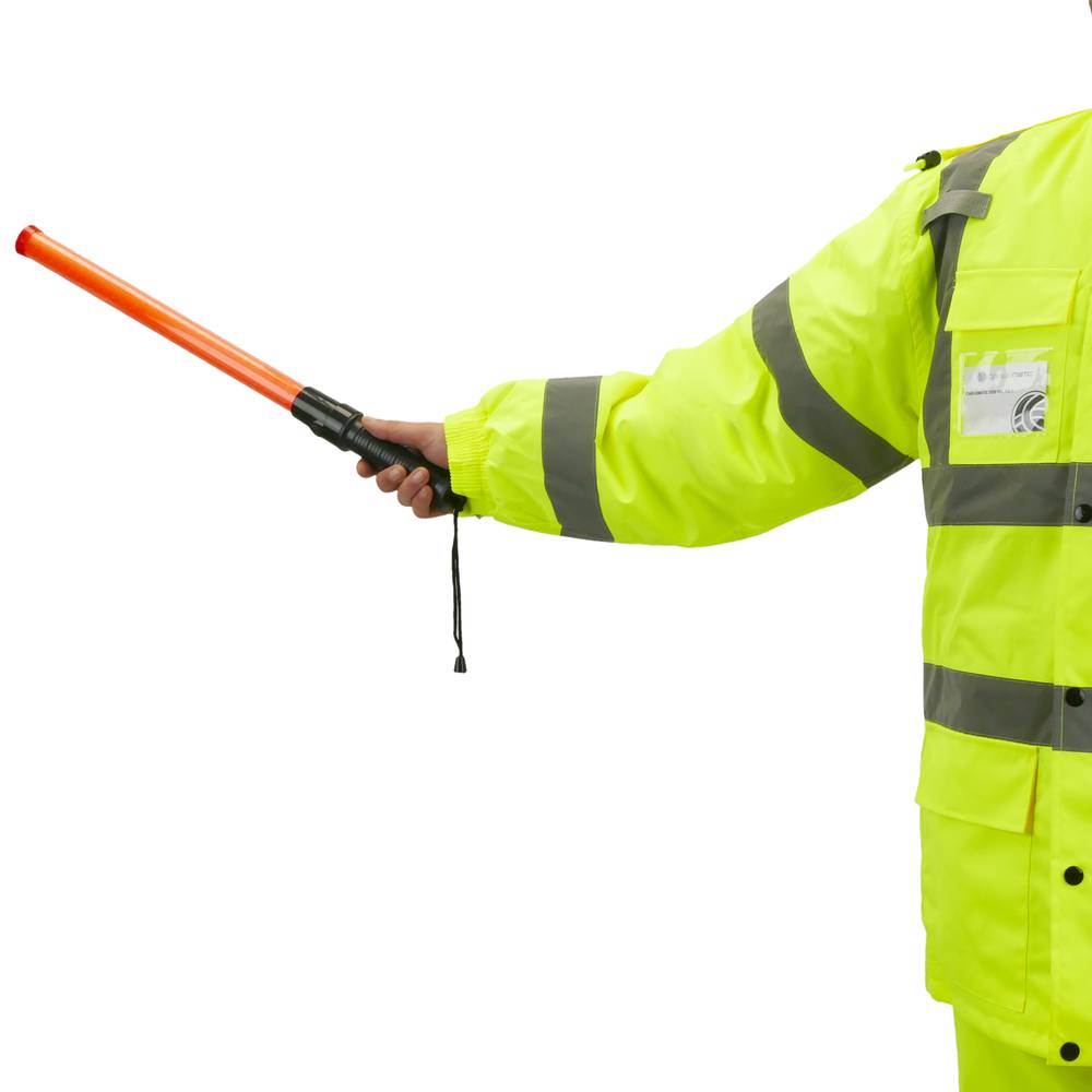 Geel werkjack met reflecterend voor werkveiligheid met maat XL capuchon
