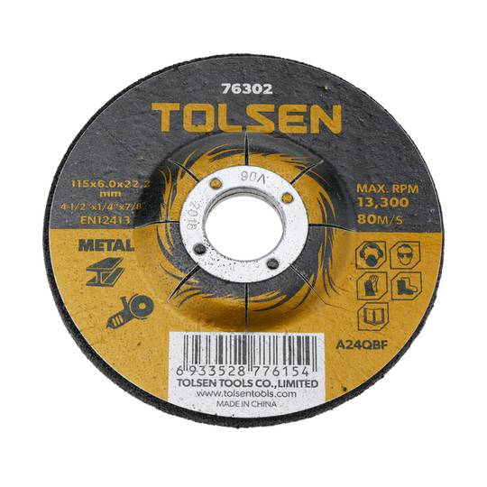 Disc de tallar de mola per a metall 115 x 6 x 22.2 mm 10-pack