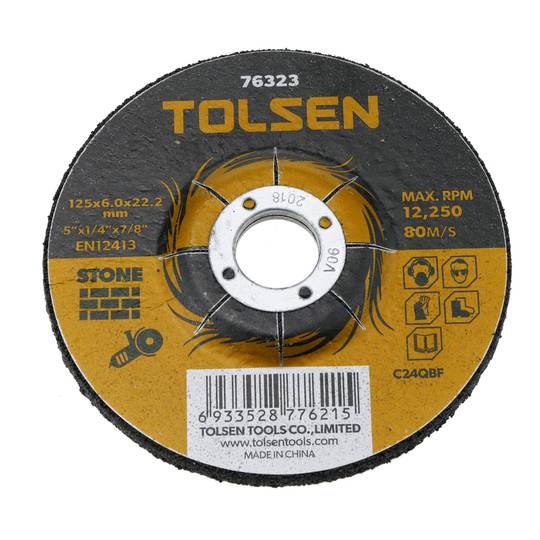 Dischi di taglio per smerigliatrice per pietra 125 x 6 x 22.2 mm 10-pack