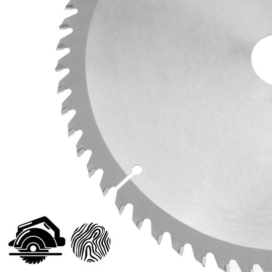 Hoja de sierra circular para madera de 185 mm x 40T x 30 mm Recambio de disco TCT